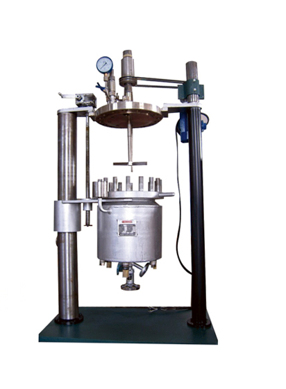 CJKX釜體升降型反應(yīng)釜（鎳材、油浴循環(huán)加熱）